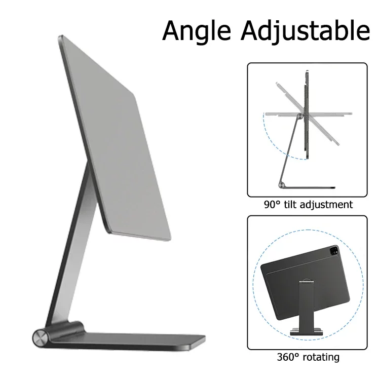 Magnetic Portable Foldable Desktop Multi-angle Adjustable Magnetic Stand For Ipad Pro 12.9 - Image 2
