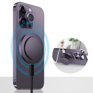 Greatyyt magsafe charger 2024 Wireless Charging Magnetic Phone Grip Qi 15 W Portable Folding Universal Smart Wireless Charger High Quality Metal