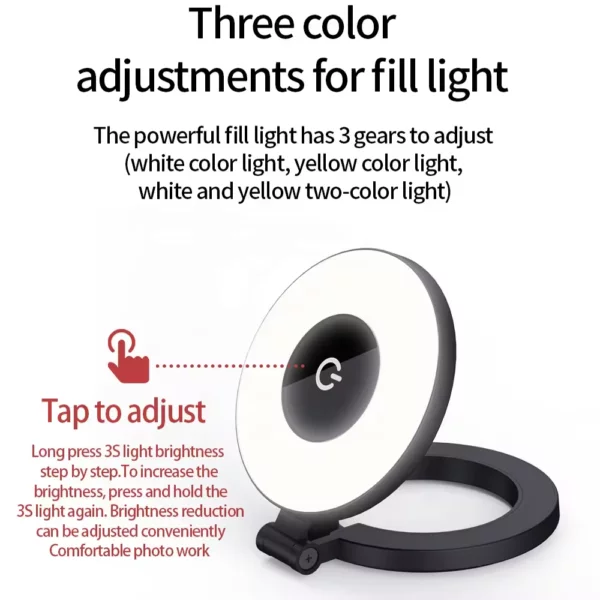 magsafe mount tripod Smartphone Selfie Booster Grip Photo Stabilizer Stand With Shutter Release Wireless Charging With Power Bank Phone Holder - Immagine 5