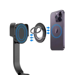 Dual magsafe ring For Magsaf Cell Phone Magnetic Ring Holder 360 Degree Rotating Detachable Double Sided Magnet Ring Grip