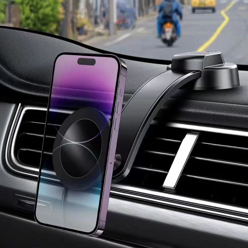 magsafe phone holder 360 Degree Rotatable Strong Magnetic Magnet Smartphone Car Phone Holder - Image 2